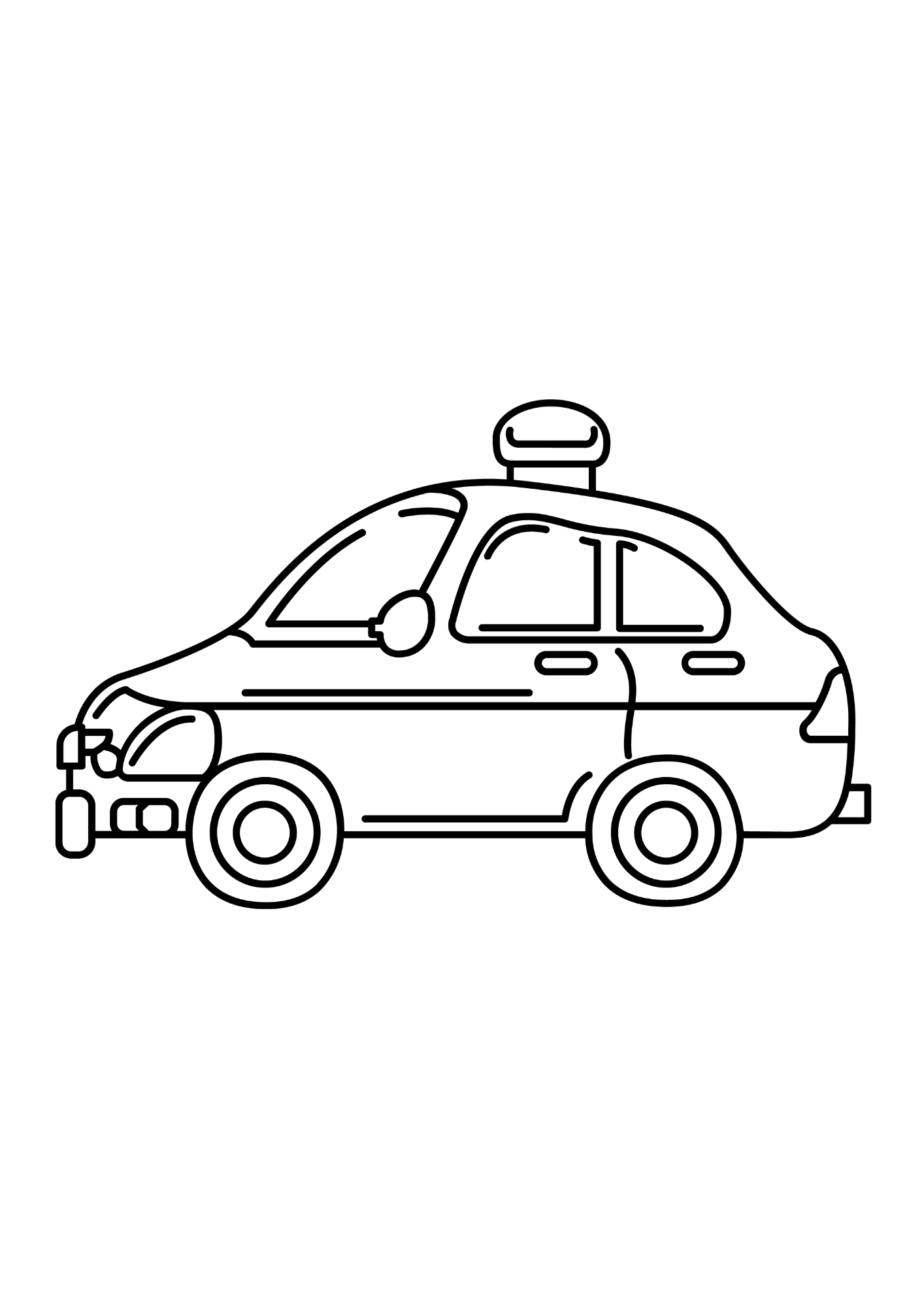 Police Car Printable For Kids JORZ ART