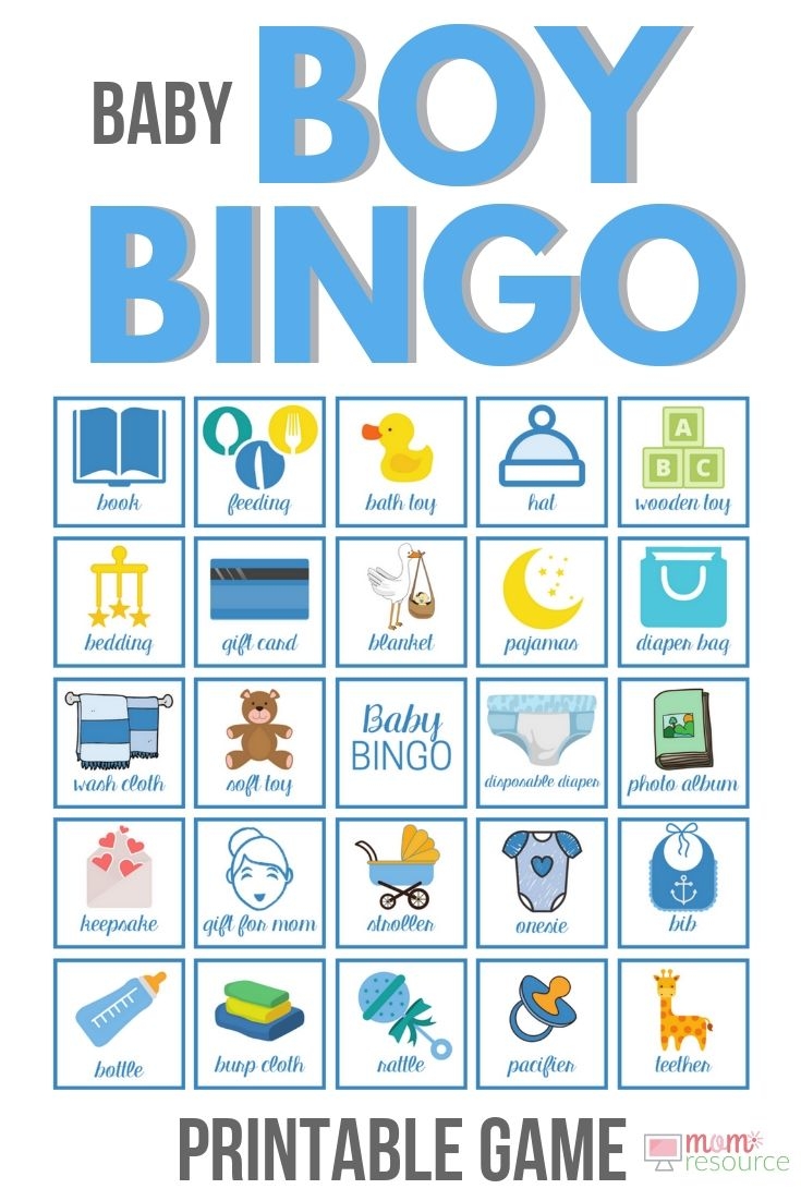 Free Baby Shower Bingo Printable
