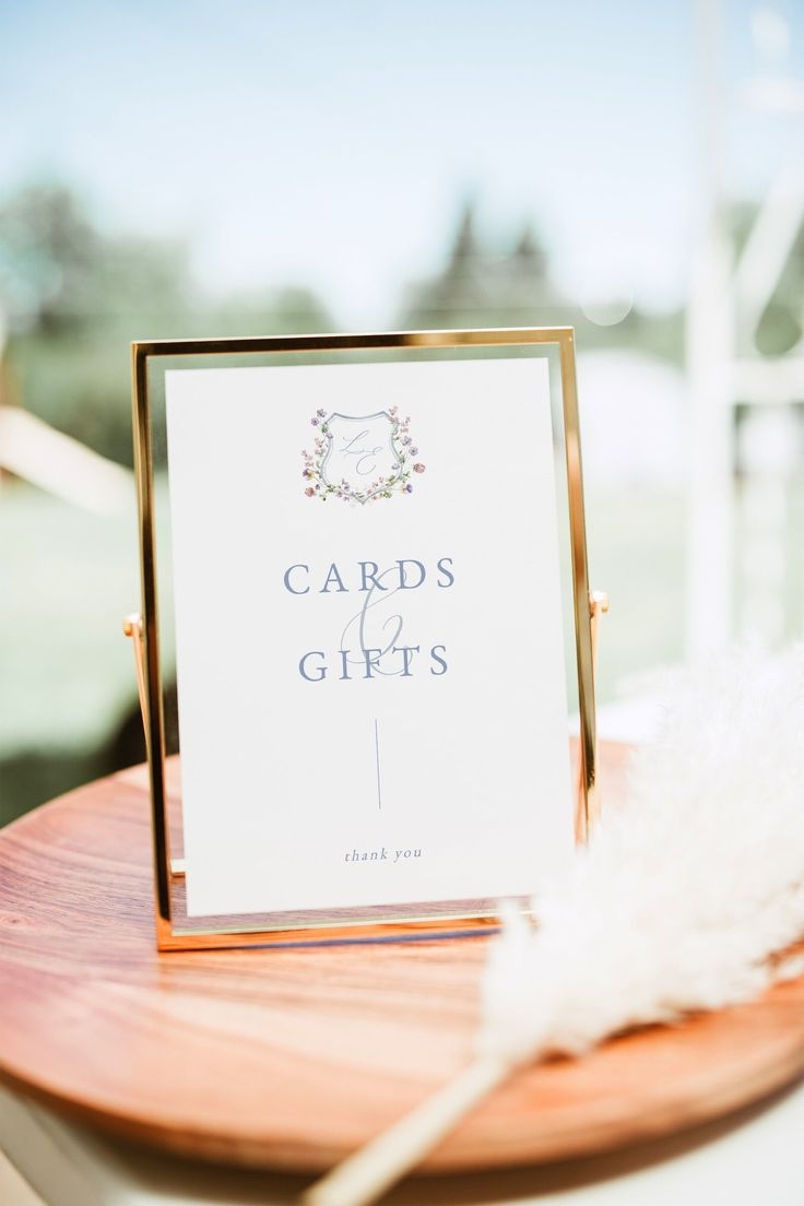 Cards And Gifts Printable Sign
