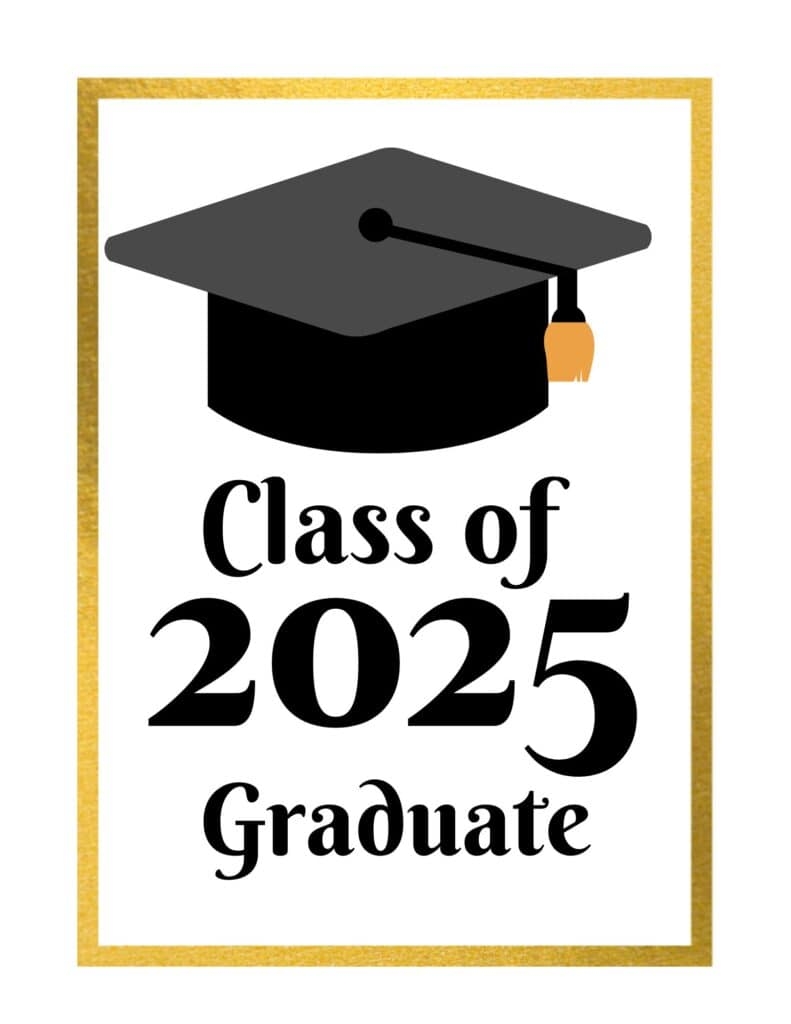 Printable Graduation Signs Free PDF Download Add A Little Adventure
