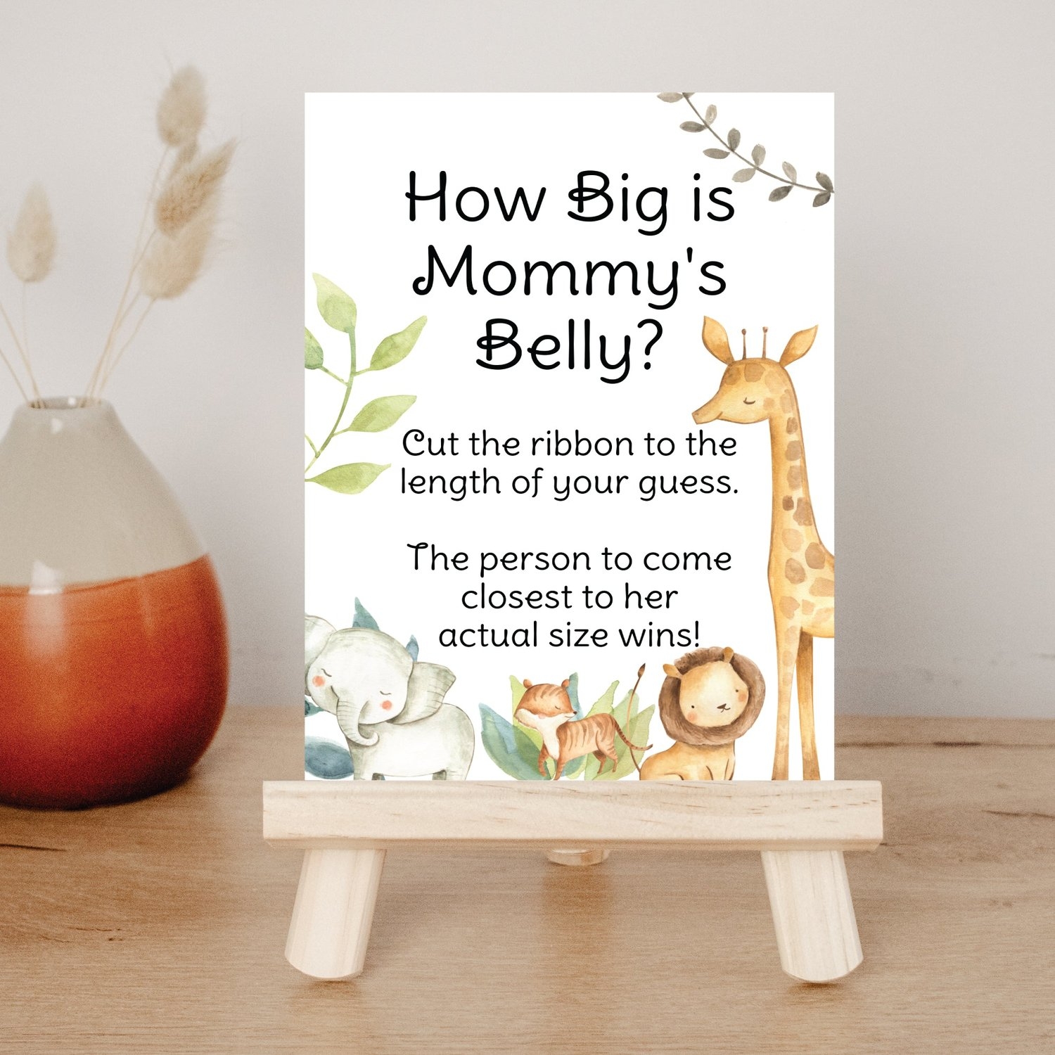 How Big Is MommyS Belly Printable