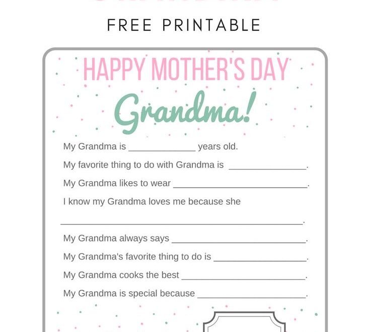 Printable Mother s Day Card For Grandma From Grandkids Real Mom Recs
