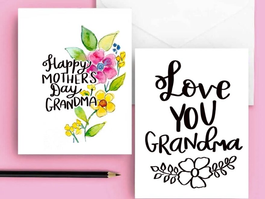 Printable Mothers Day Card To Grandma Free Download Smiling Colors