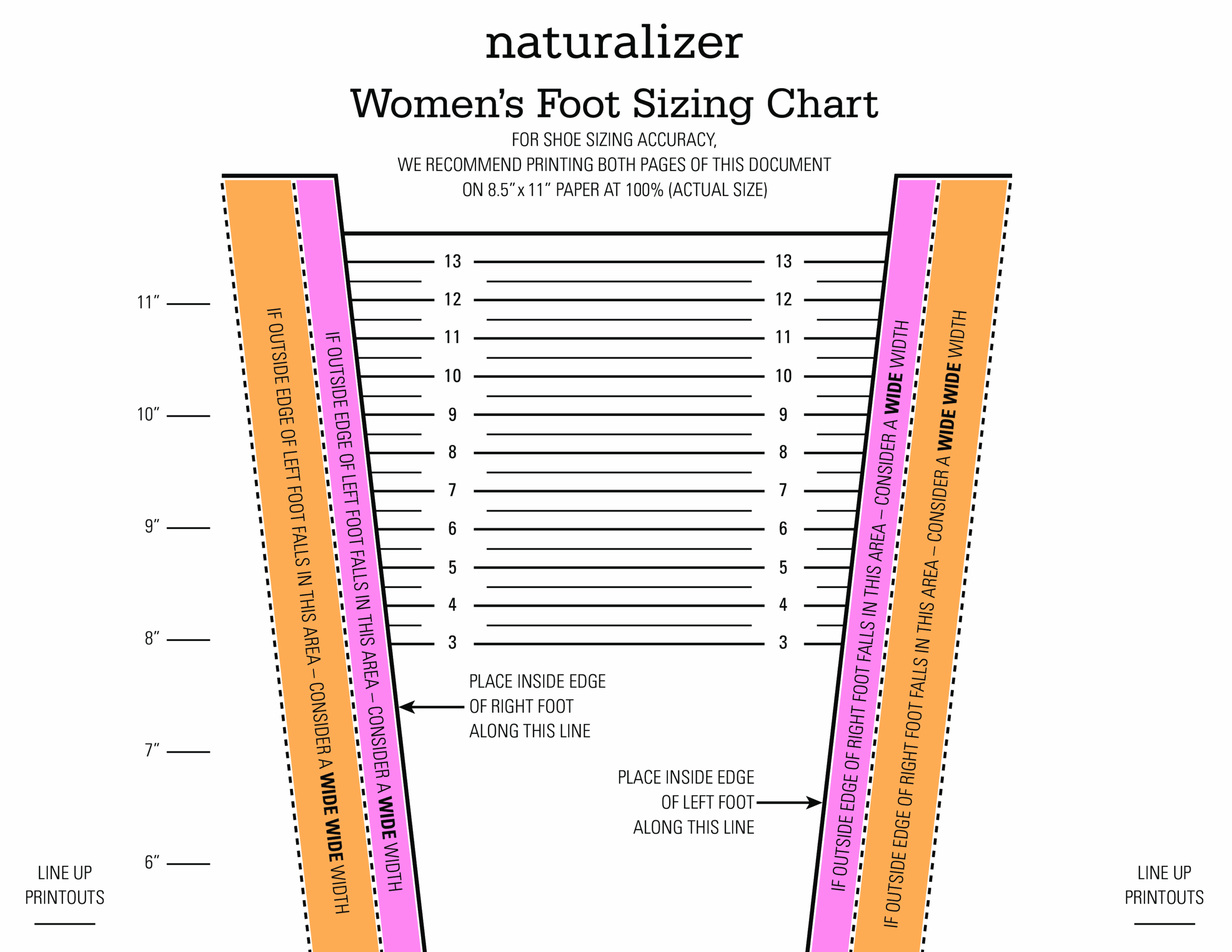 Printable Shoe Size Chart Women s Sale