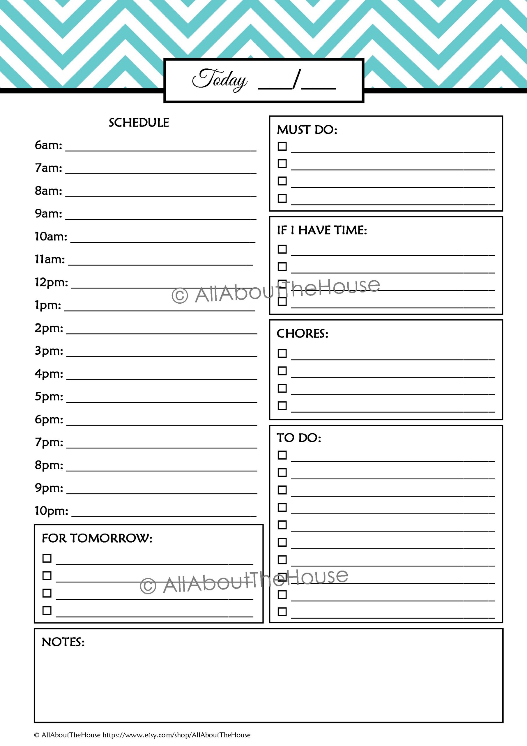 Printable Student Planner All About Planners