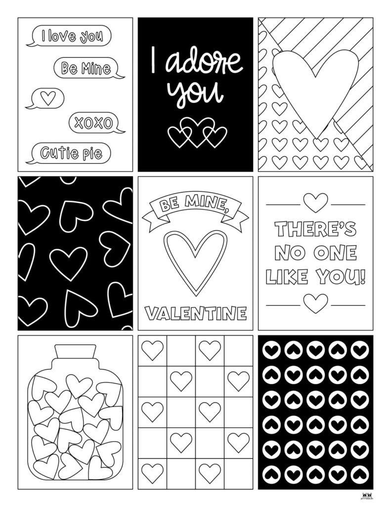 Printable Valentine s Day Cards 250 Free Printables Printabulls