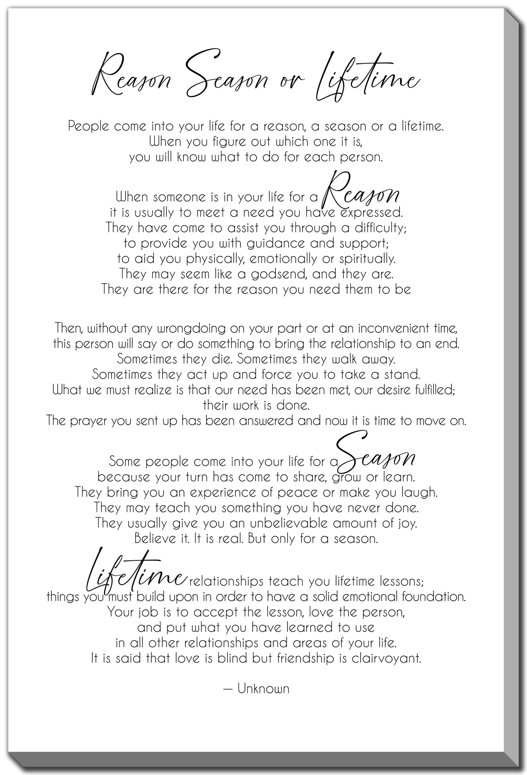 Reason Season Or Lifetime PDF