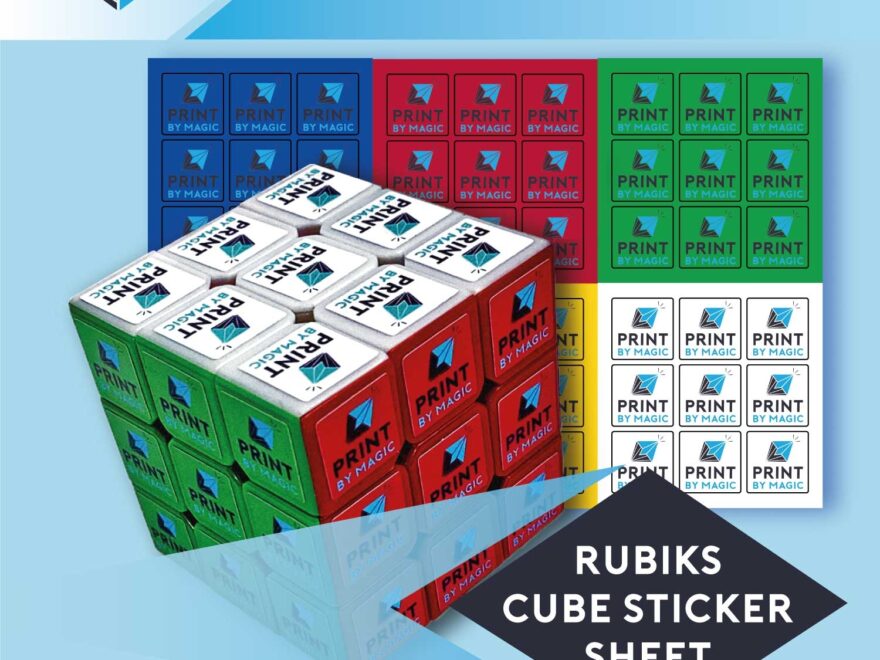 Rubik s Cube Stickers Custom Printed Stickers PrintbyMagic