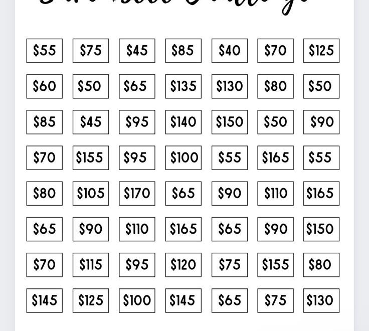 Save 5000 savings Log save 5000 In 52 Weeks Money Challenge 52 Week Saving Challenge saving Challenge savings Chart savings Challenge saving Etsy