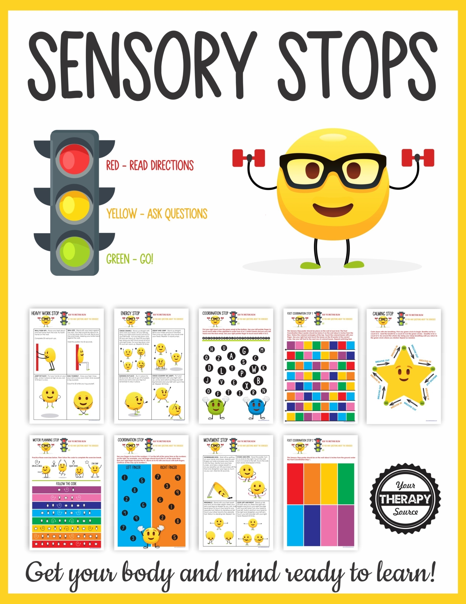 Sensory Path For School And Home PRINTED Version Your Therapy Source