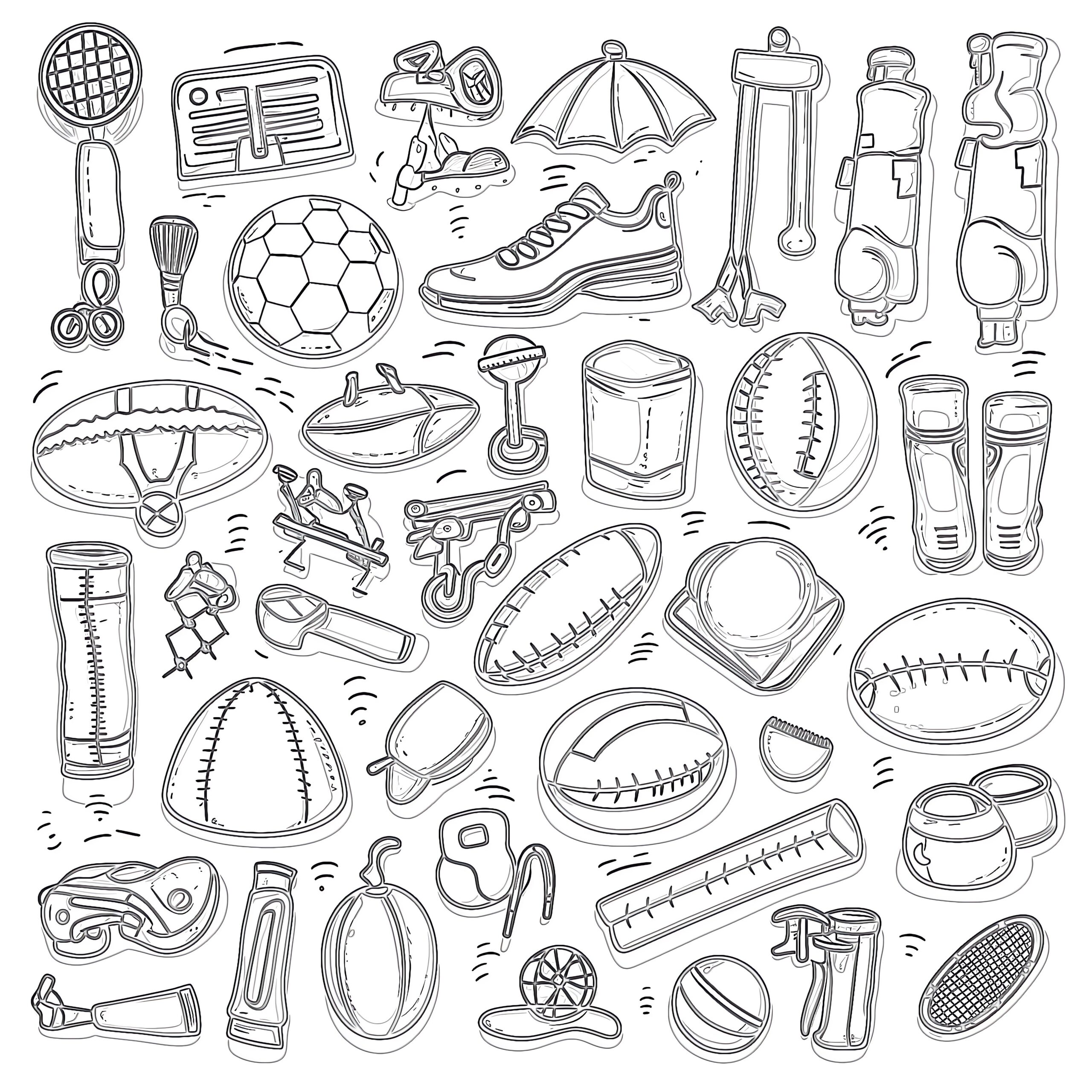 Free Printable Sports Coloring Pages