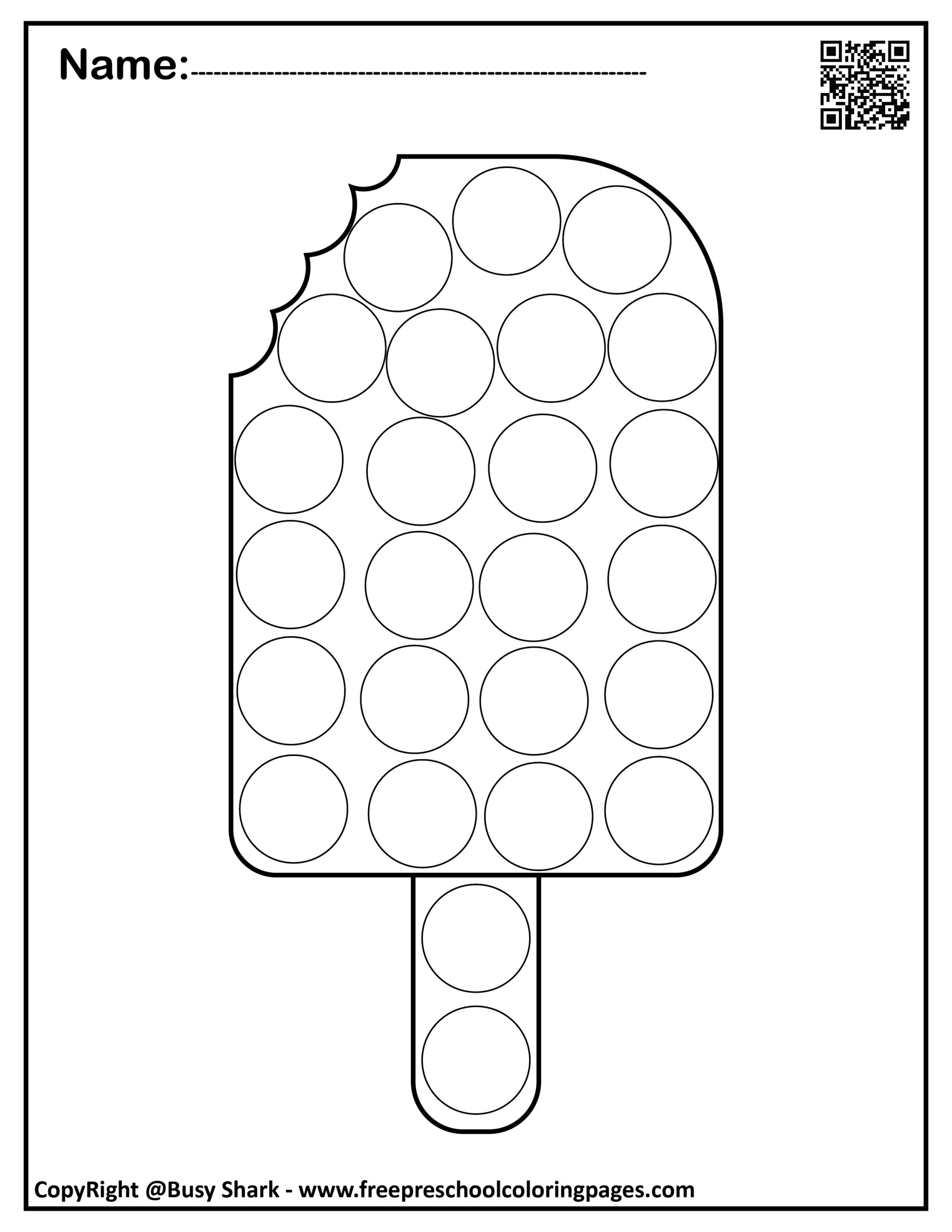 Free Printable Dot Marker Worksheets