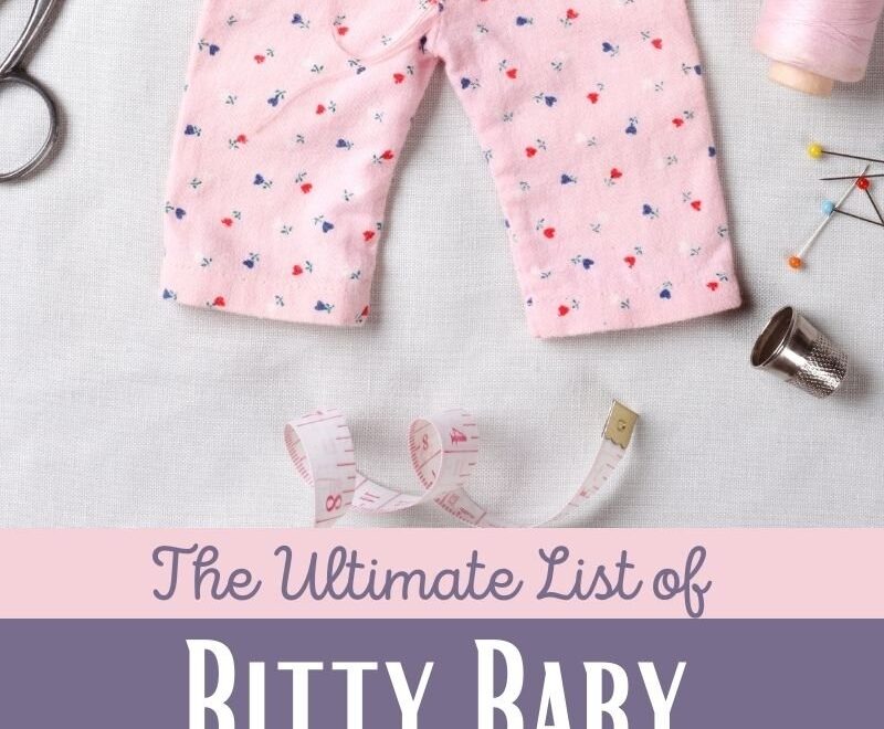 Sewing Patterns For Bitty Baby Doll Clothes Pin Cut Sew Studio