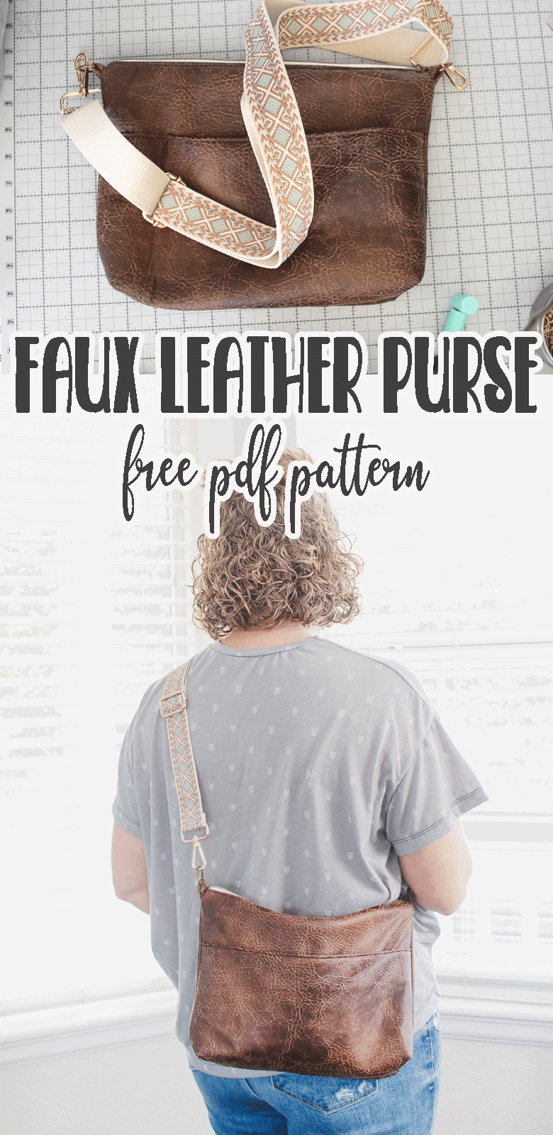 Small Faux Leather Purse Free Sewing Pattern Life Sew Savory
