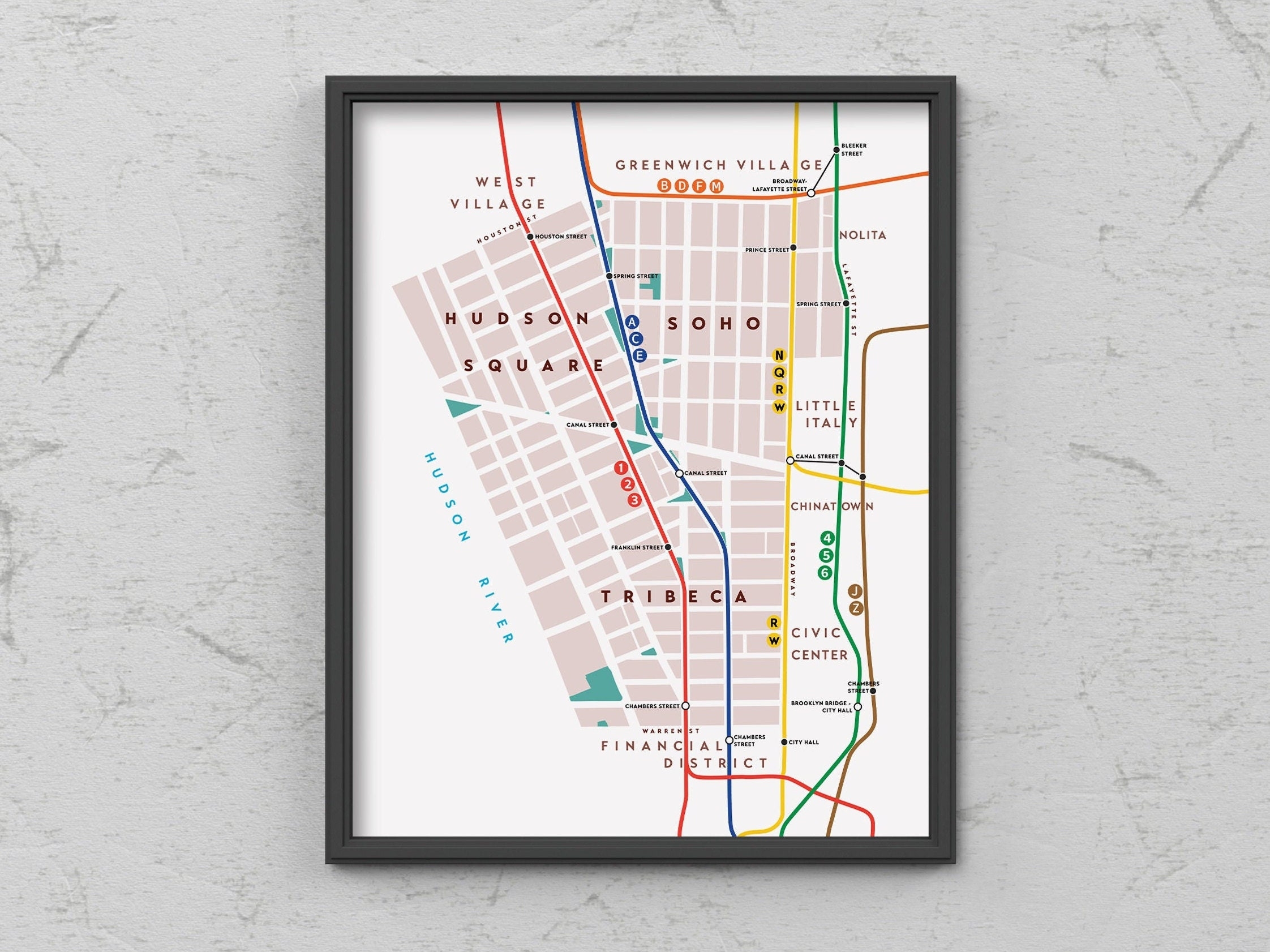 Printable Map Of Soho New York