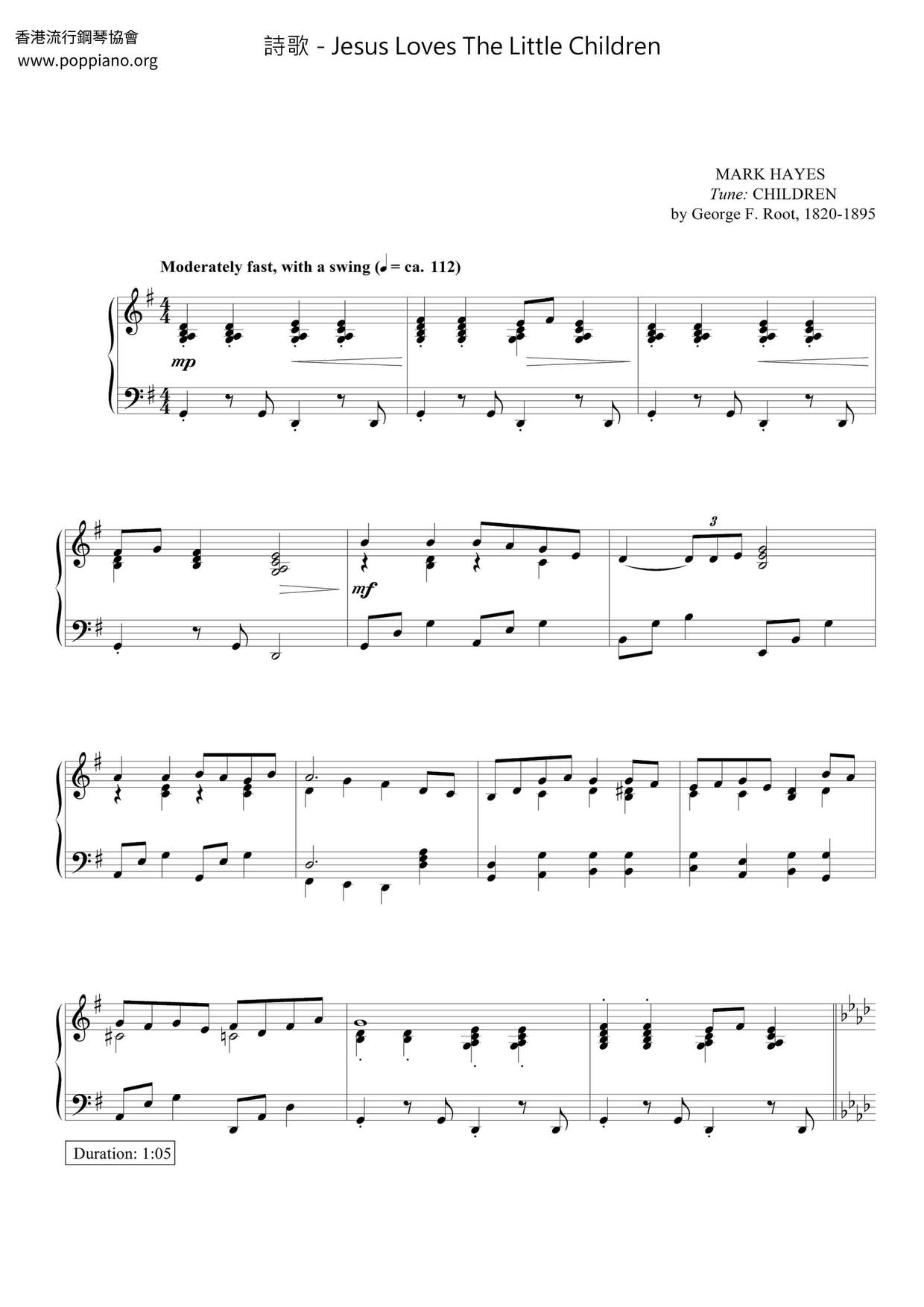  Spiritual Jesus Loves The Little Children Sheet Music Pdf Free Score Download 