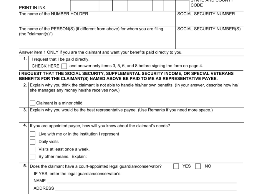 SSA 11 Form 2024 2025 Fill And Download With PDF Guru