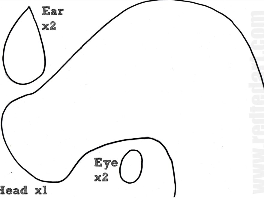 Stick Horse Pattern