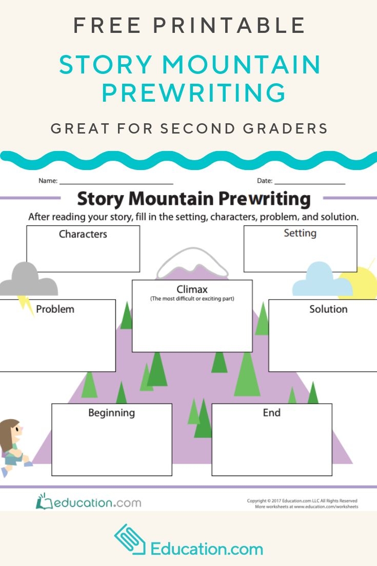 Story Mountain Prewriting Worksheet Education Story Mountain Prewriting Worksheet Education