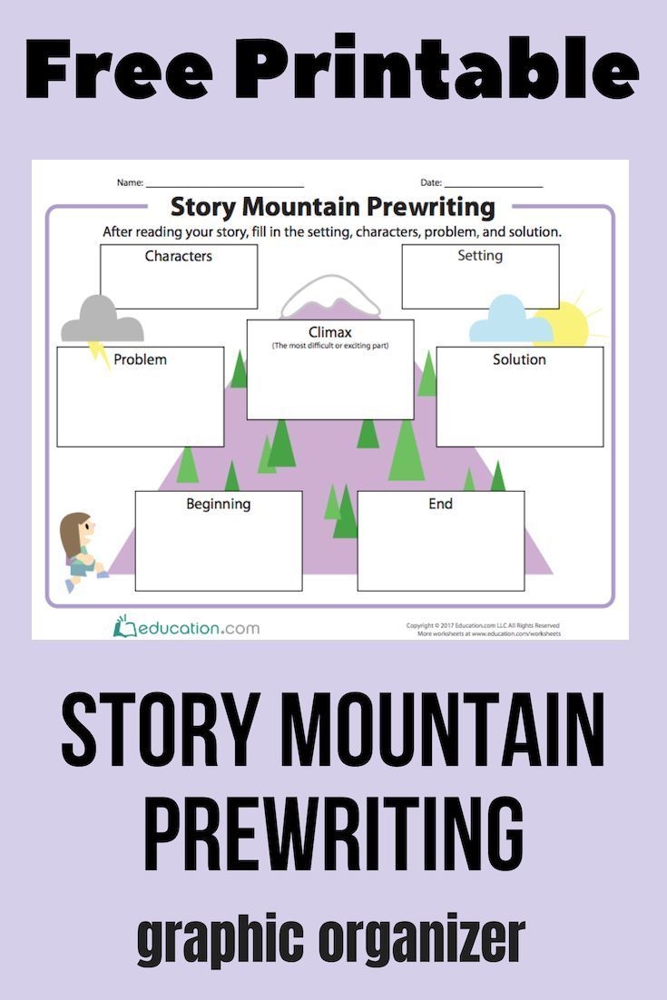Story Mountain Prewriting Worksheet Education Story Mountain Prewriting Worksheet Education