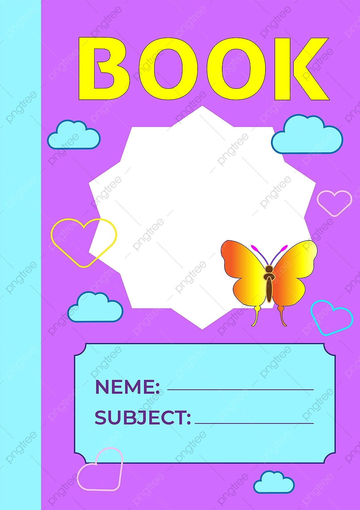 Free Printable Book Covers Purple