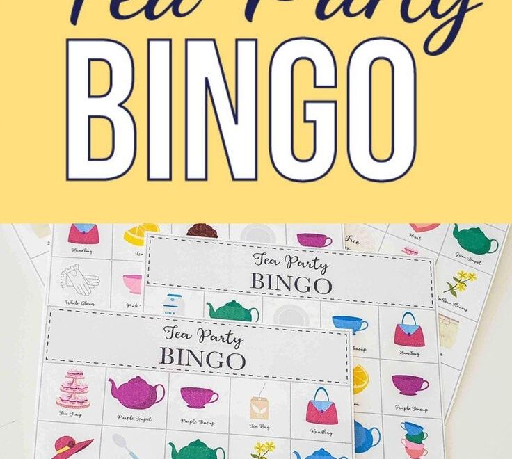 Tea Party Bingo Free Printout
