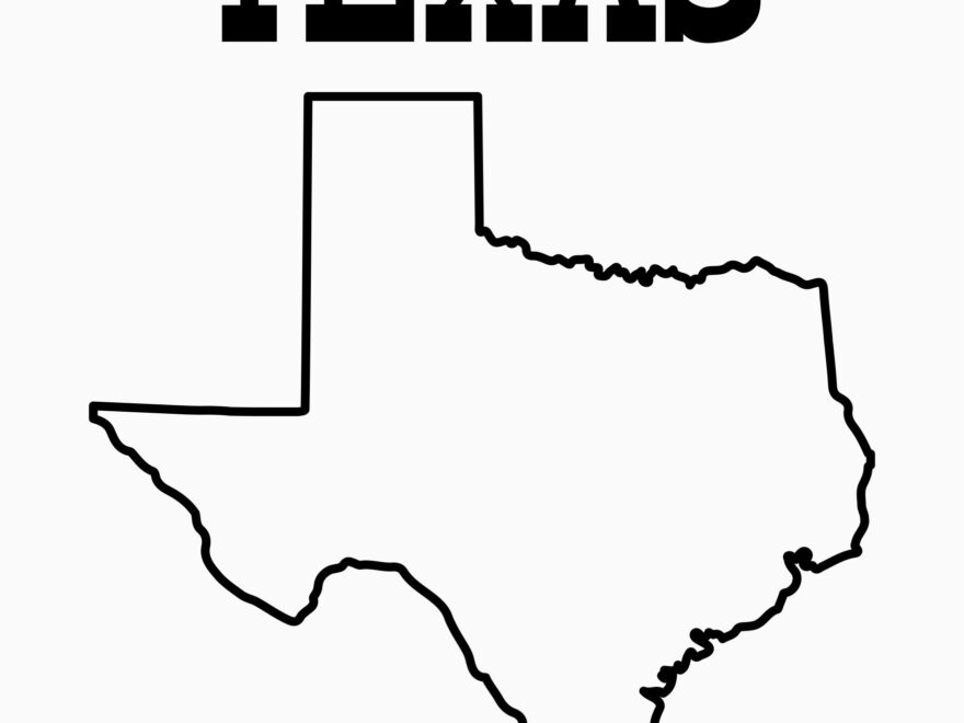 Texas Map Outline 10 Free PDF Printables Printablee