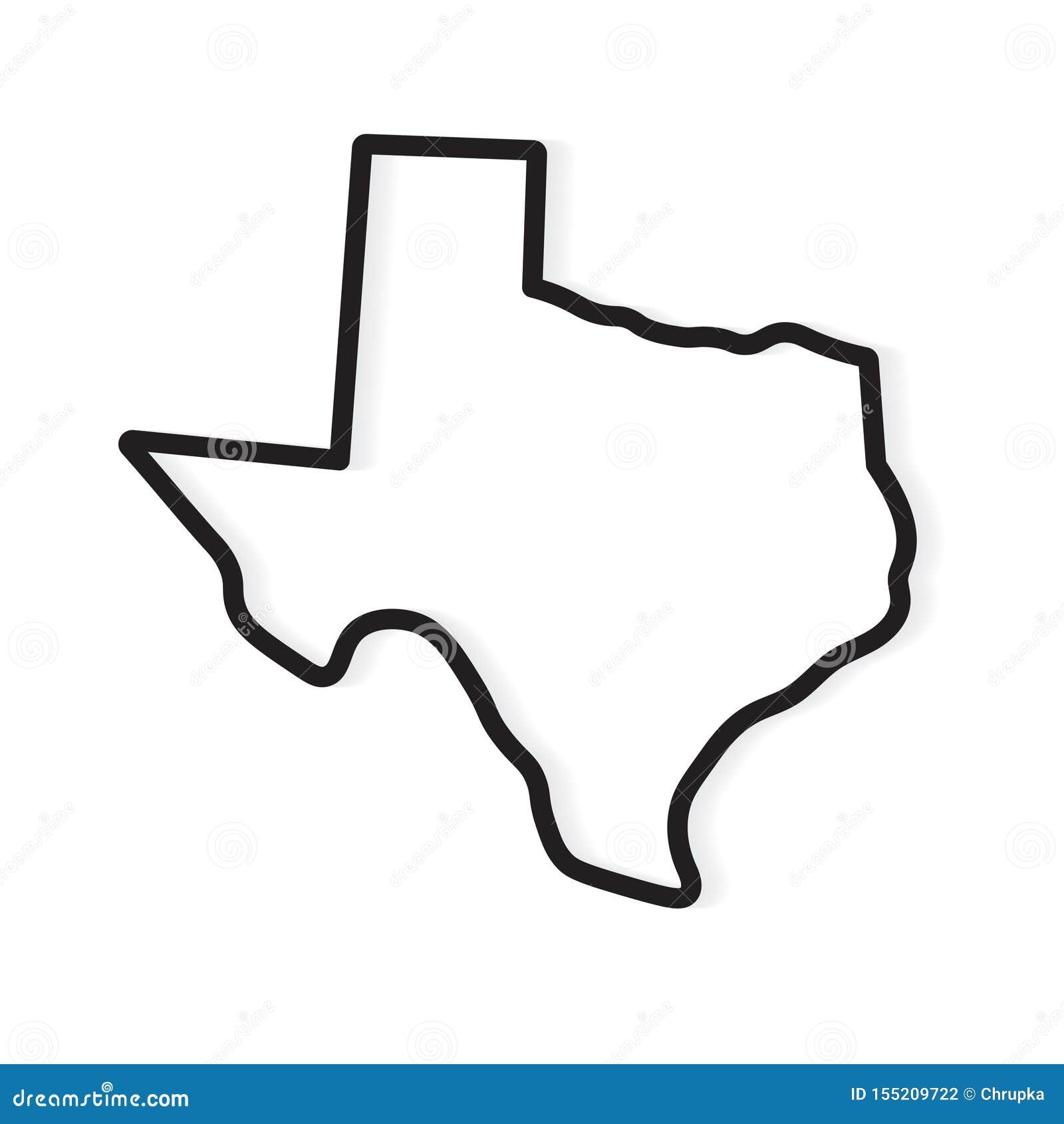 Large Printable Outline Of Texas