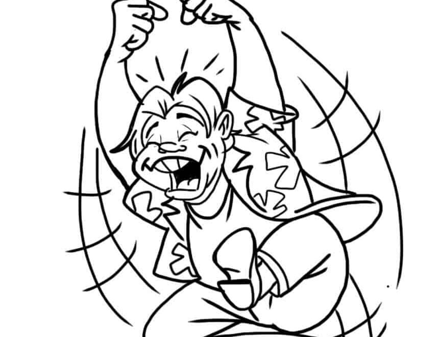 The Joy Of The LORD Is My Strength Cartoon Coloring Page Ministry To Children