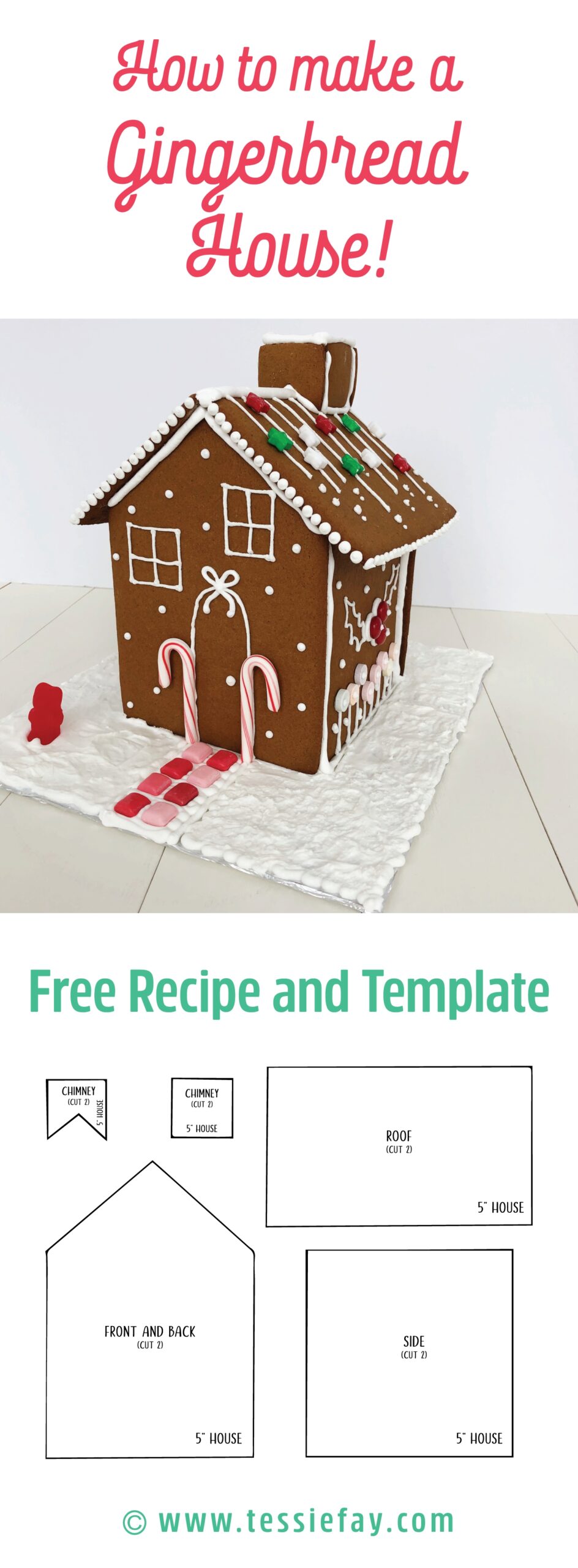The Ultimate Gingerbread Houses Free Template And Recipe Tessie Fay Worksheets Library