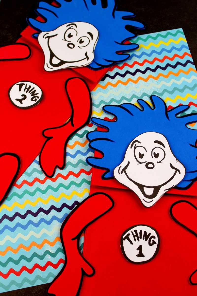Thing One Thing Two Printables