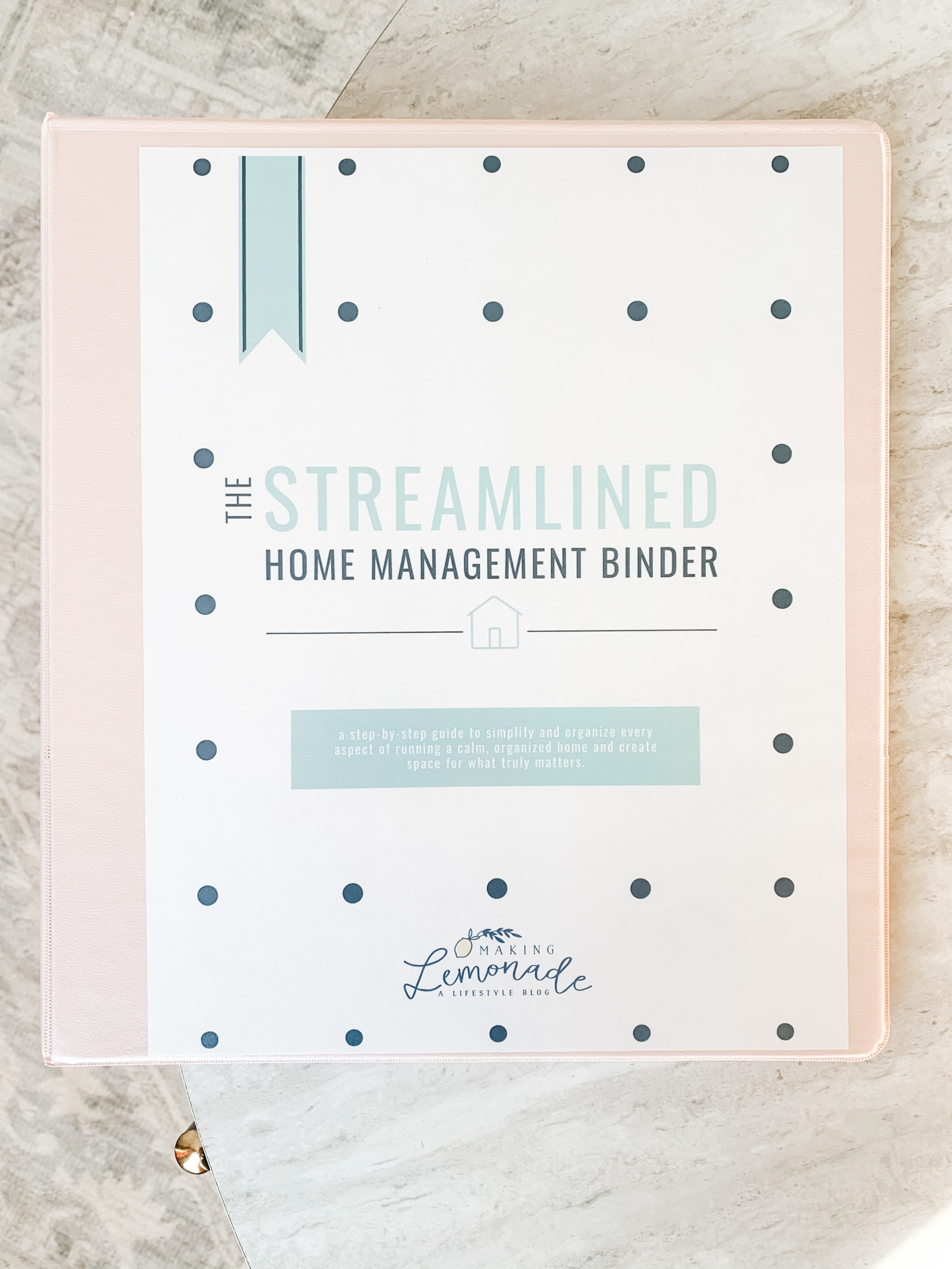 This Streamlined Home Management Binder Will Organize Your Life Making Lemonade