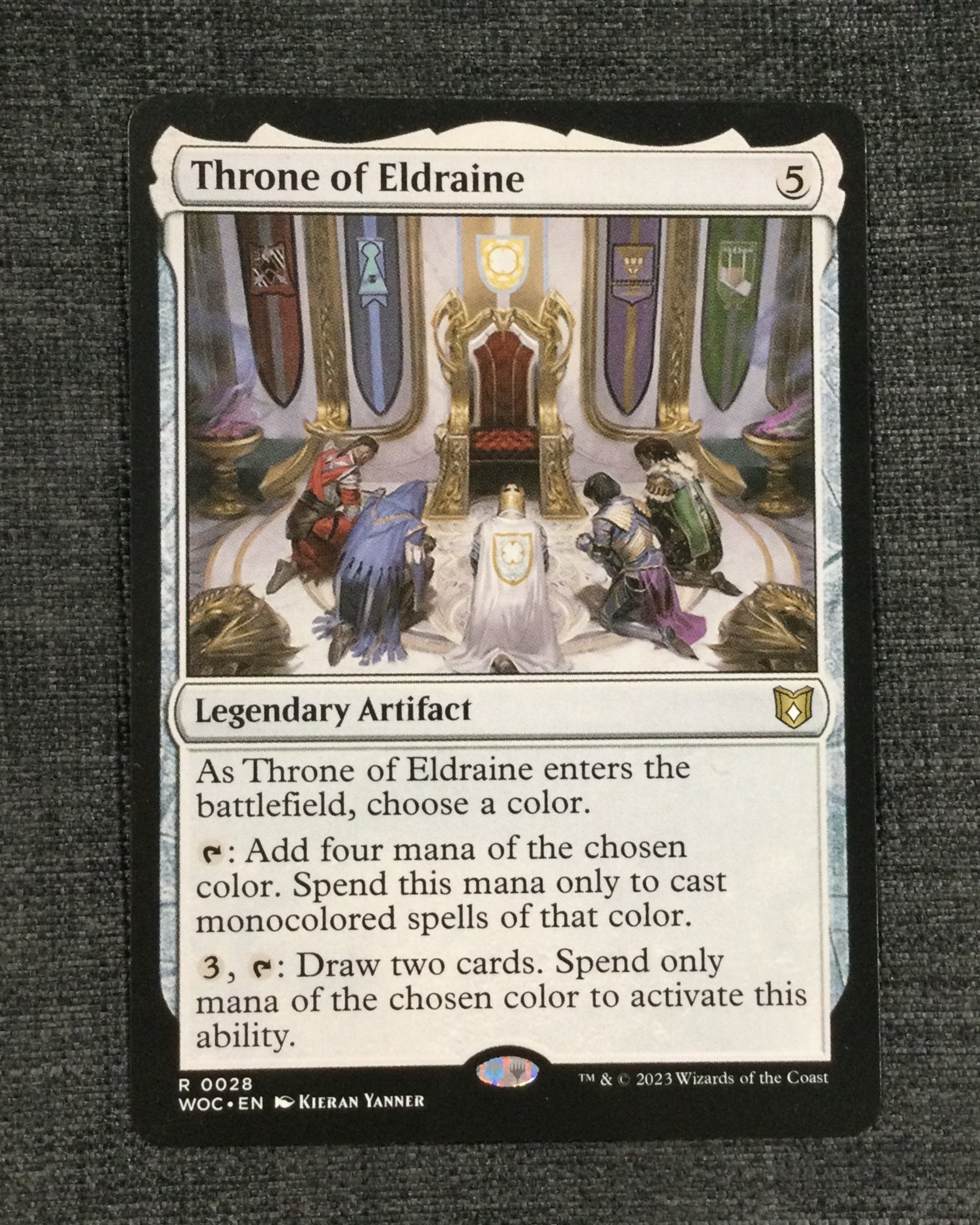 Throne Of Eldraine MTG Proxy Commander Wilds Of Eldraine Proxy King 
