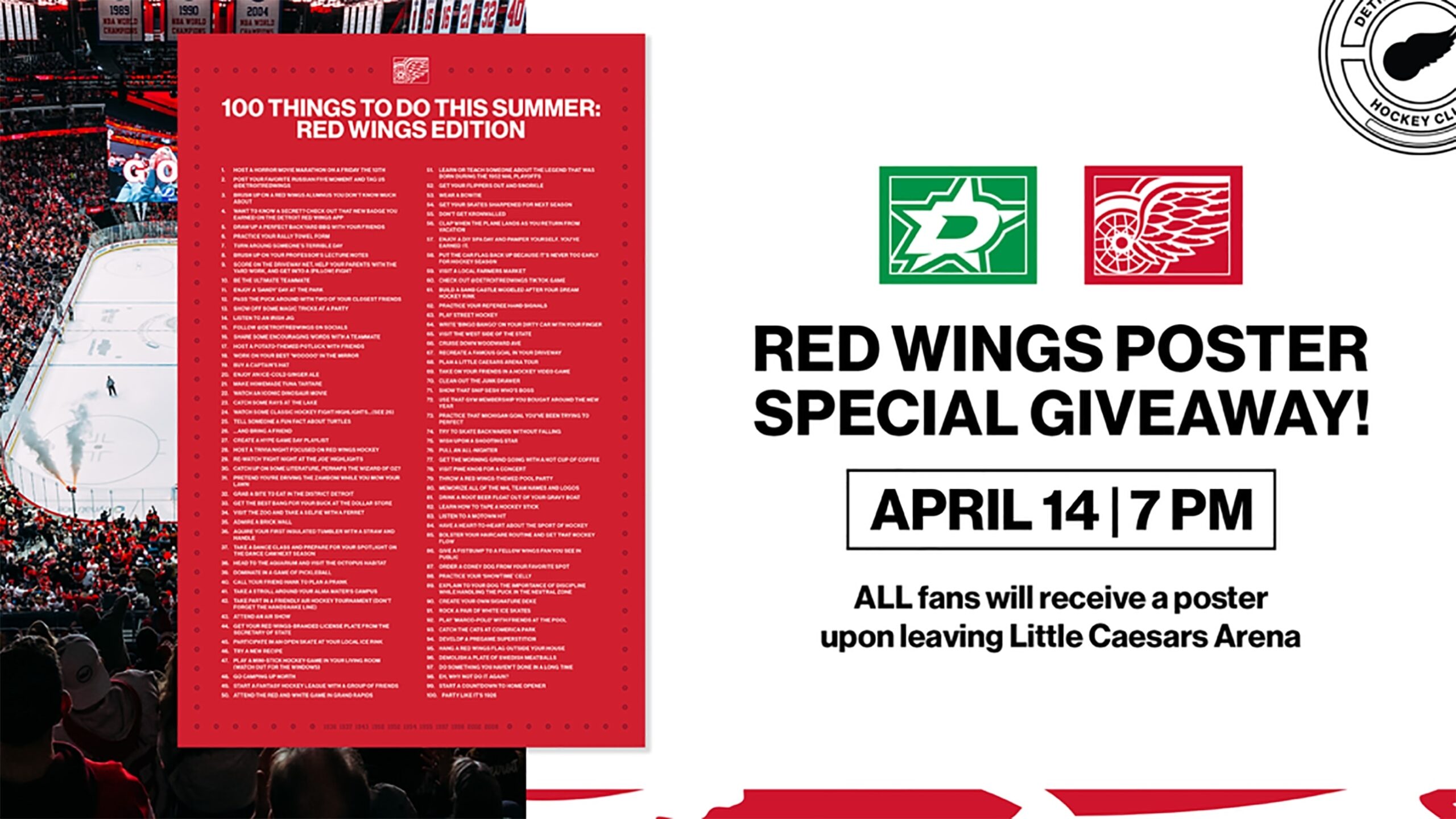 Red Wings Home Schedule Printable