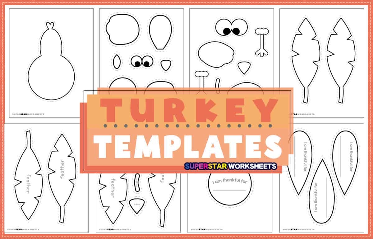Cut Out Printable Thanksgiving Crafts