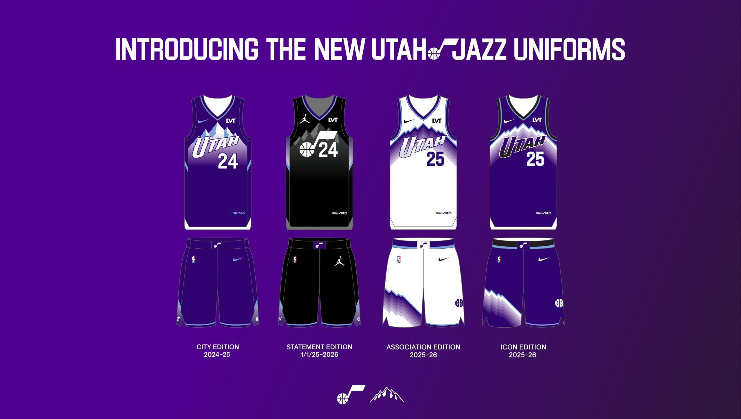 Utah Jazz Reveal New Uniforms Color Scheme For Upcoming Seasons