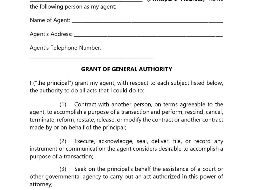 Virginia Power Of Attorney Templates Free Word PDF ODT