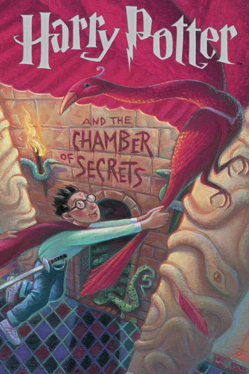 Wall Art Print Harry Potter Chamber Of Secrets Book Cover Gifts Merchandise UKposters
