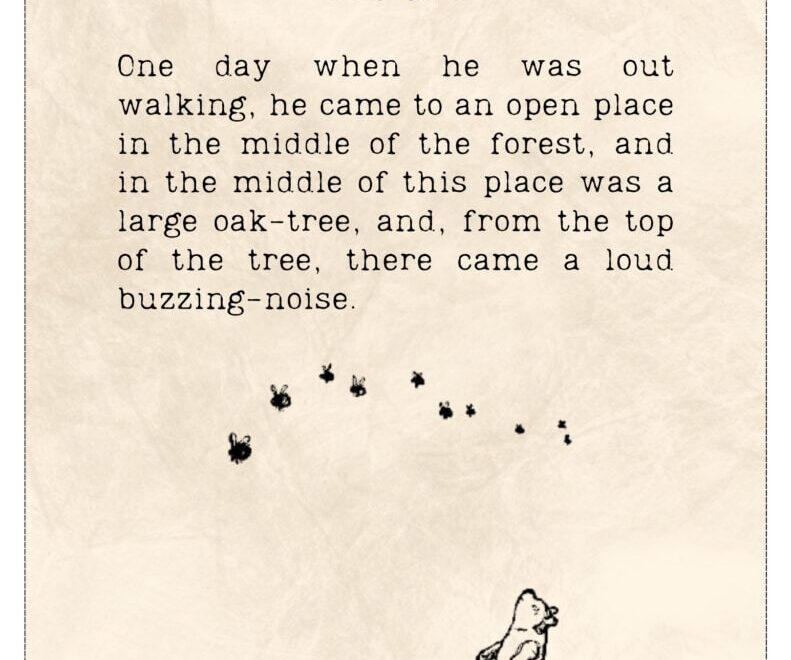 Winnie The Pooh Book Quotes Wall Art Free To Print Once Upon A Printable