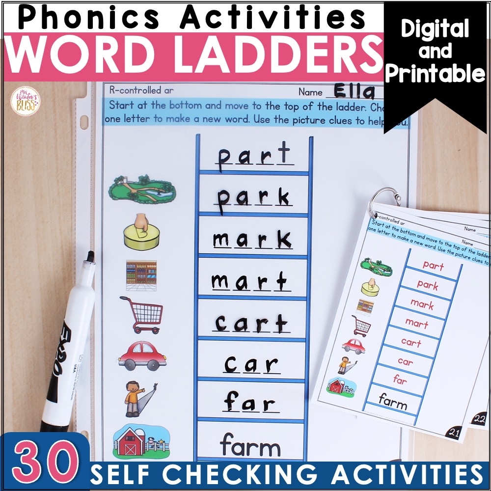 Free Printable Word Ladder For 7Th Grade